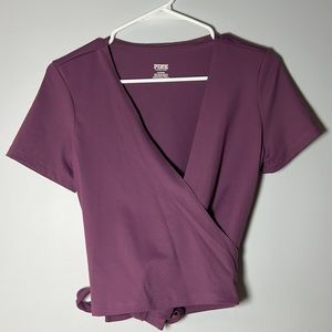 ✨2/$10✨ PINK by Victoria Secret wrap around crop top